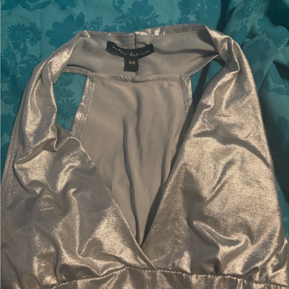 Shimmering Silver Halter top - Picture 2 of 2